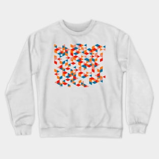 Color Shapes Pattern Crewneck Sweatshirt